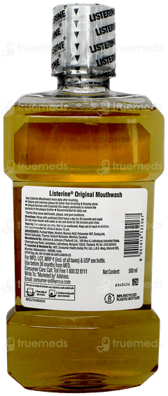 Listerine Original Mouthwash 500Ml